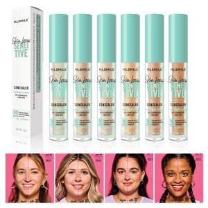 MLSMILE Women Makeup-Holding Highlight Fit Moisturizing Brightening Concealer